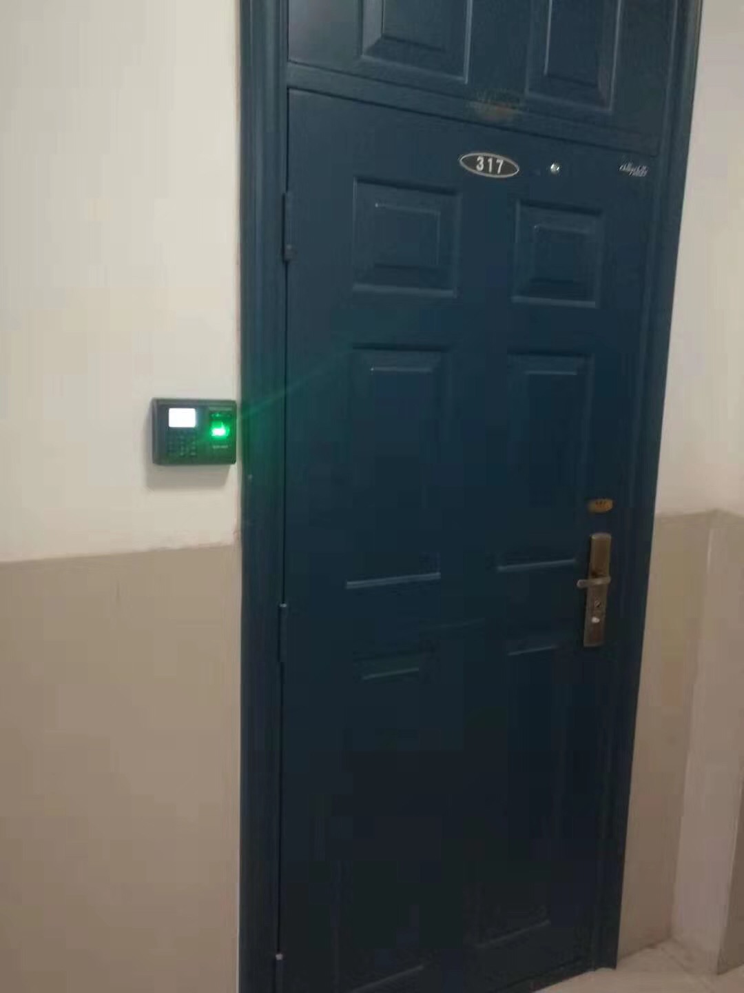 防盜門+指紋機                            